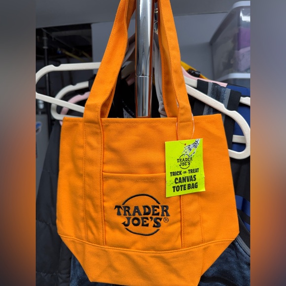 NWT Trader Joe’s Trick-or-Treat Mini Canvas Tote - Picture 4 of 7